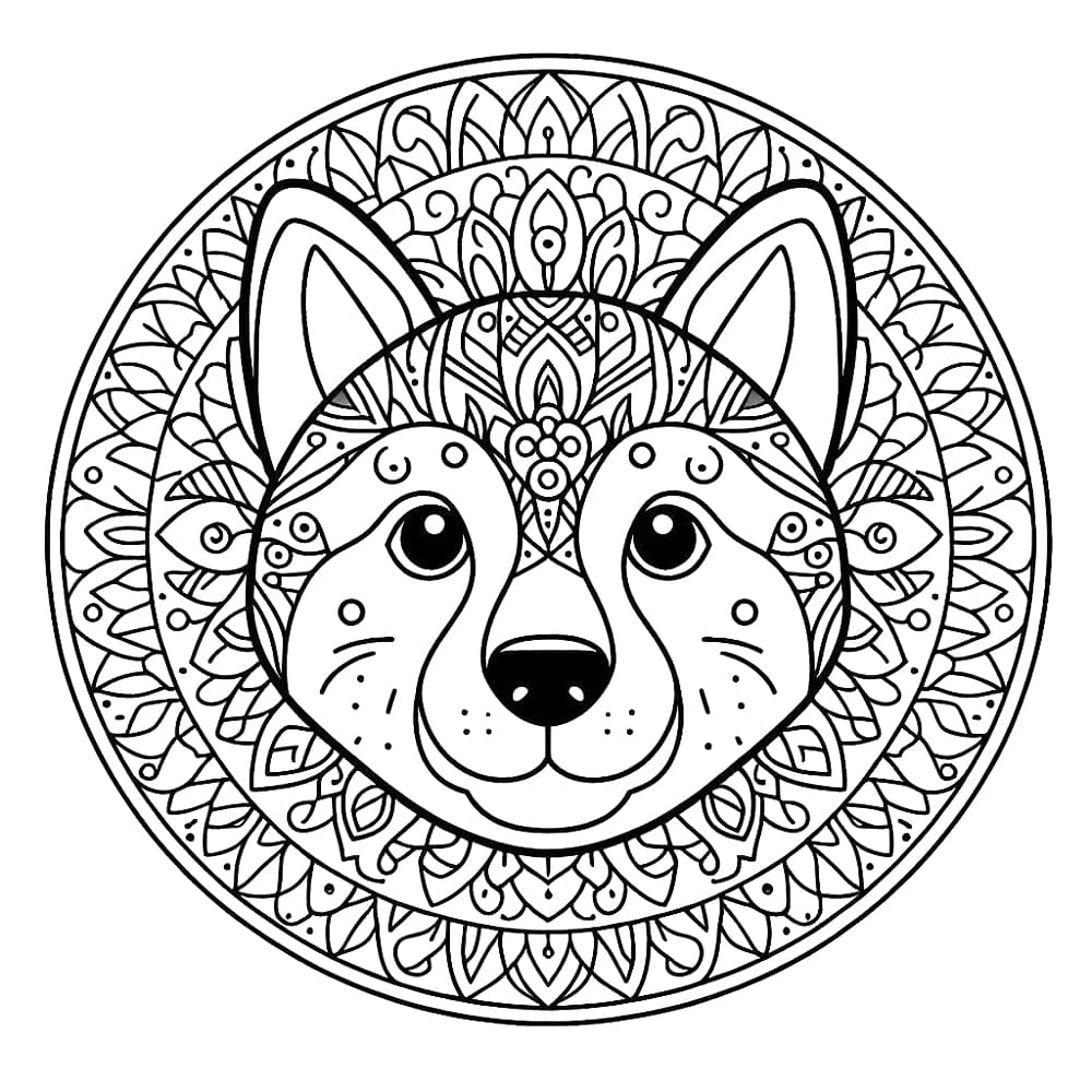 Mandalas Chien
